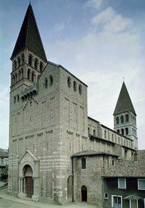 View of the West Facade, 10th-11th Century by French School
