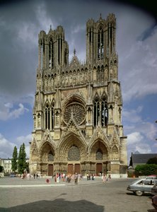 View of the West Facade by French School