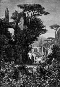 Villa Adriana, Ancient Villa Built by Roman Emperor Hadrian in the 2nd Century, Italy by French School