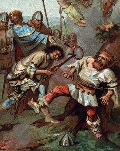 Violence by the Jacquerie against the French nobility (1358) by French School