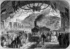 Visit of Napoleon III and Empress Eugenie to Cherbourg