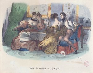 Voilà, the best of the republics, Caricature of the Revolution of 1848