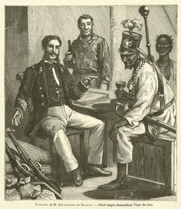 Travels of M. Savorgnan de Brazza (engraving)