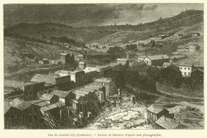 View of Central City, Colorado by French School