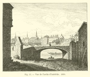 View of the Arch of Austria, 1660 by French School