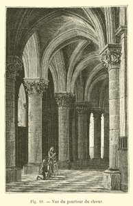View of the Choir Ambulatory by French School