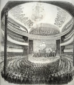 View of the theatre rue du Chateau d