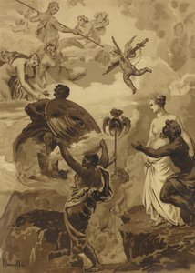 Vulcan Giving Venus the Arms He Had Forged for Aeneas by French School