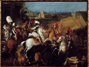 King Henry IV at the Battle of the Arques by French School