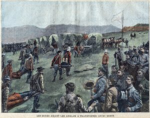 War of the Boers (South Africa) by French School