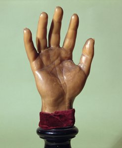Wax cast of the hand of Jean-Baptiste Troppmann (1848-1970) 1869 by French School