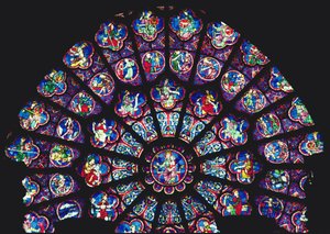 West rose window by French School