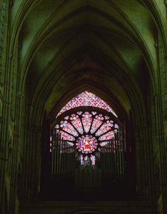 West rose window by French School