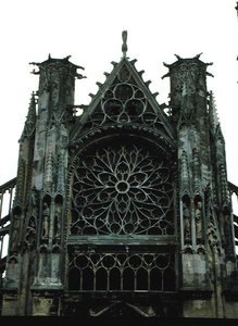 West rose window by French School