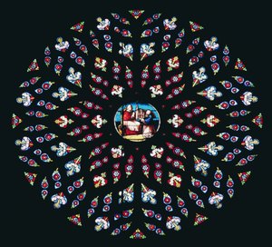 West Rose Window, c.1535 by French School