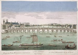Westminster Bridge, London by French School