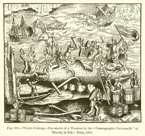 Whale Fishing by French School