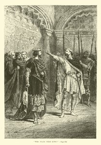 Who made thee King? by French School
