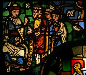 Window Treasury-A depicting the Magi with Herod