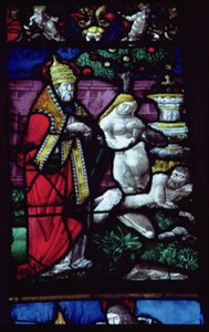 Window depicting the Creation of Eve