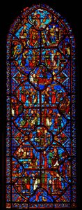 Window depicting the life of St. Thomas