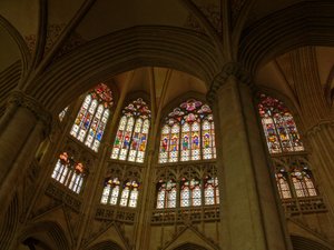 Window depicting the south east corner of the choir