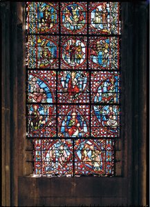 Window from the ambulatory by French School