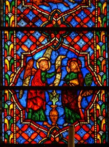 Window 0 depicting the Annunciation