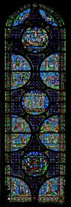 Window w0 depicting the Childhood of Christ