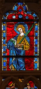Window depicting St Jude by French School