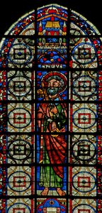 Window w109 depicting St Peter by French School