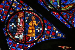 Window w115 depicting Abel