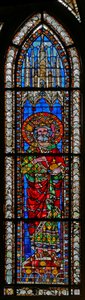 Window w11 depicting Emperor Henry de Bamberg