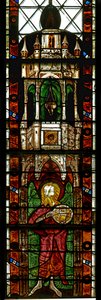 Window w11 depicting St John the Baptist by French School