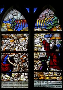 The Israelites Gather Manna in the Desert