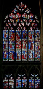 The St Sebastian window by French School