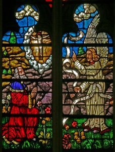 Scenes from the story of Daniel: a vision of the Crucifixion by French School