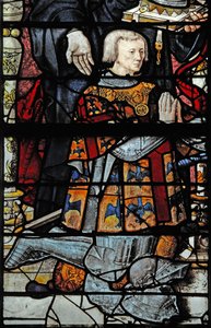 Window depicting Guillaume de Montmorency, the donor by French School