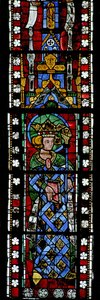 Window depicting St Louis