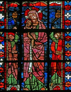 Christ carries the Virgin