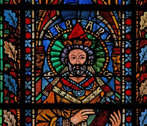 Window w201 depicting Pope Urbain I by French School