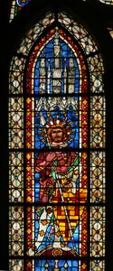 Window w203 depicting St Demetrius by French School