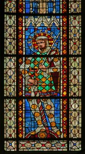 Window w203 depicting St Exupery