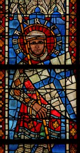 Window w203 depicting St Maurice by French School