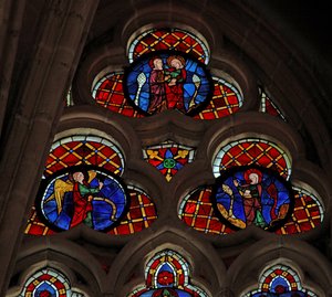Window depicting the Annunciation