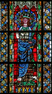Window w204 depicting St Pelagie by French School