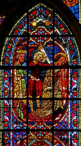 Window depicting the Death of St Paul