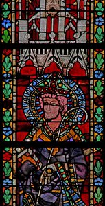 Window w205 depicting St Valentin by French School
