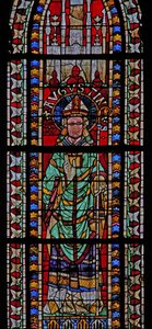 Window w207 depicting St Augustine by French School
