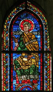 Window w207 depicting Zachariah by French School